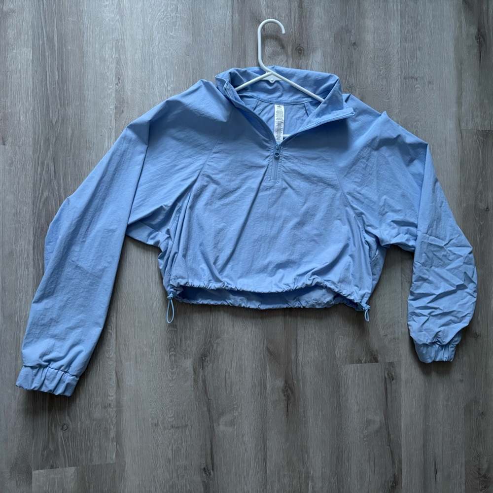 Alo Yoga cropped track quarter zip
